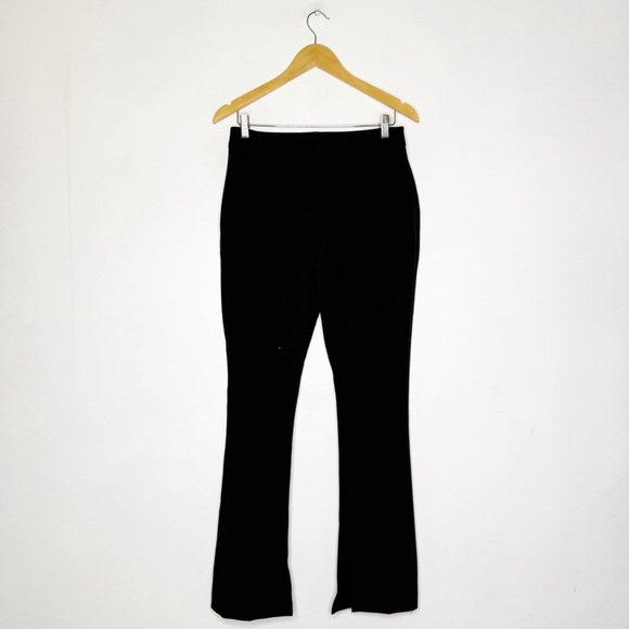 Express Editor Split Ankle Black Dress Pants Trousers Size 6 - Picture 1 of 8